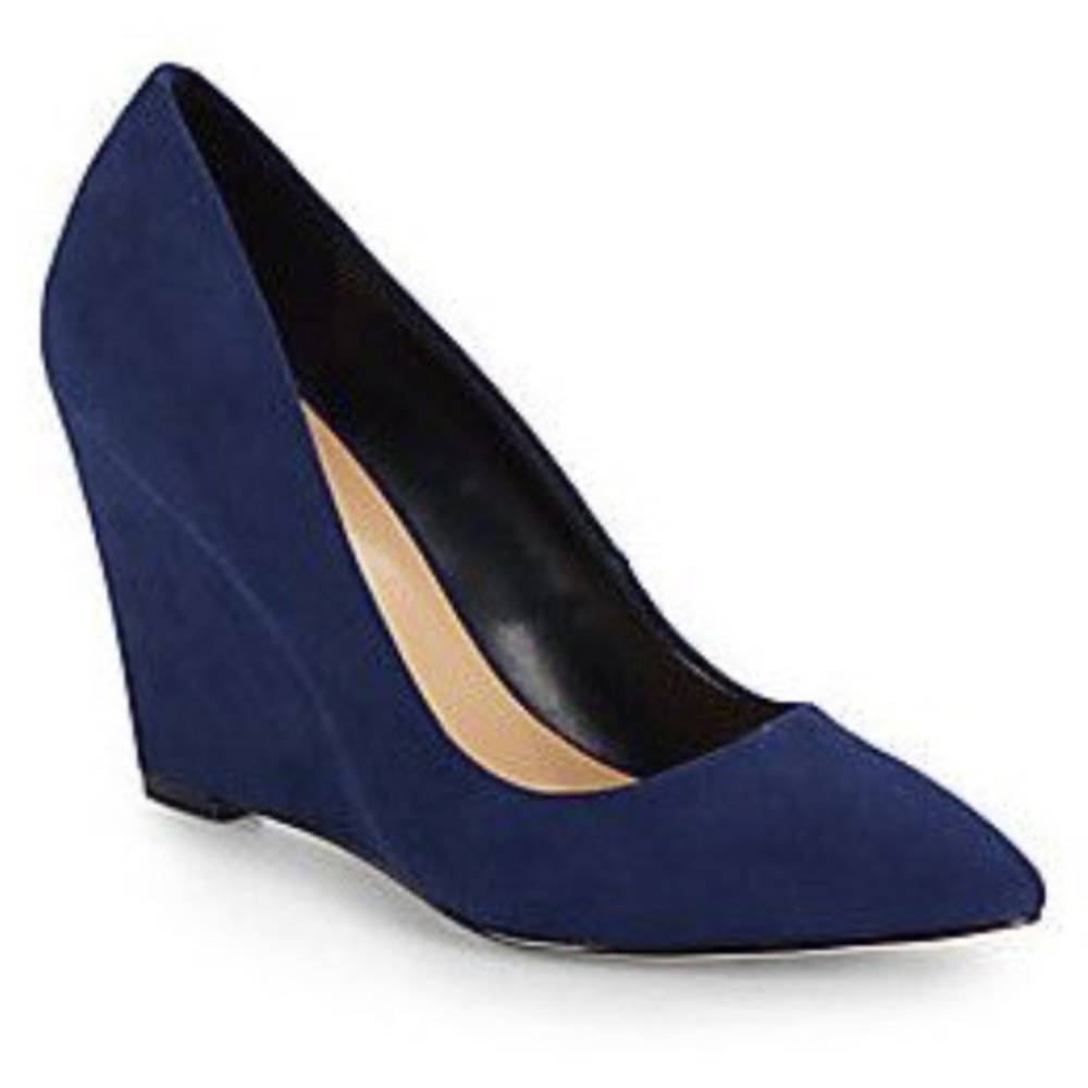 Saks Fifth Avenue Women’s Suede Wedge Heels